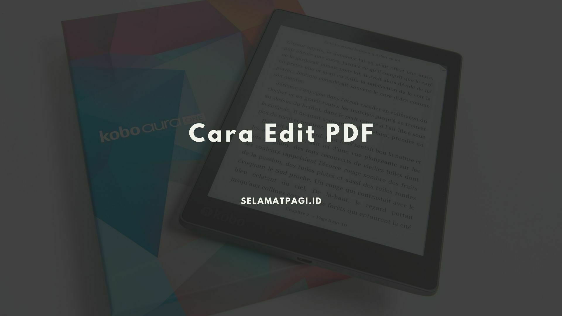 Cara Edit PDF