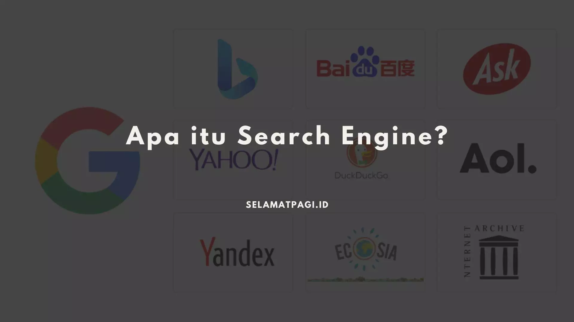 Pengertian Search Engine